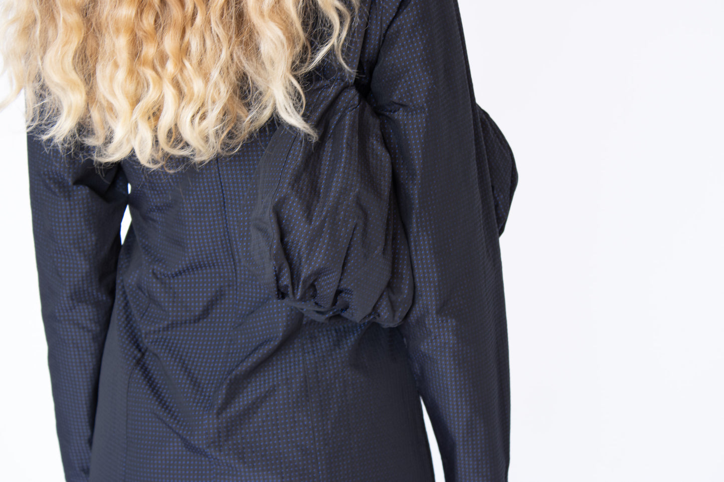 Puff Purse in Black Dot