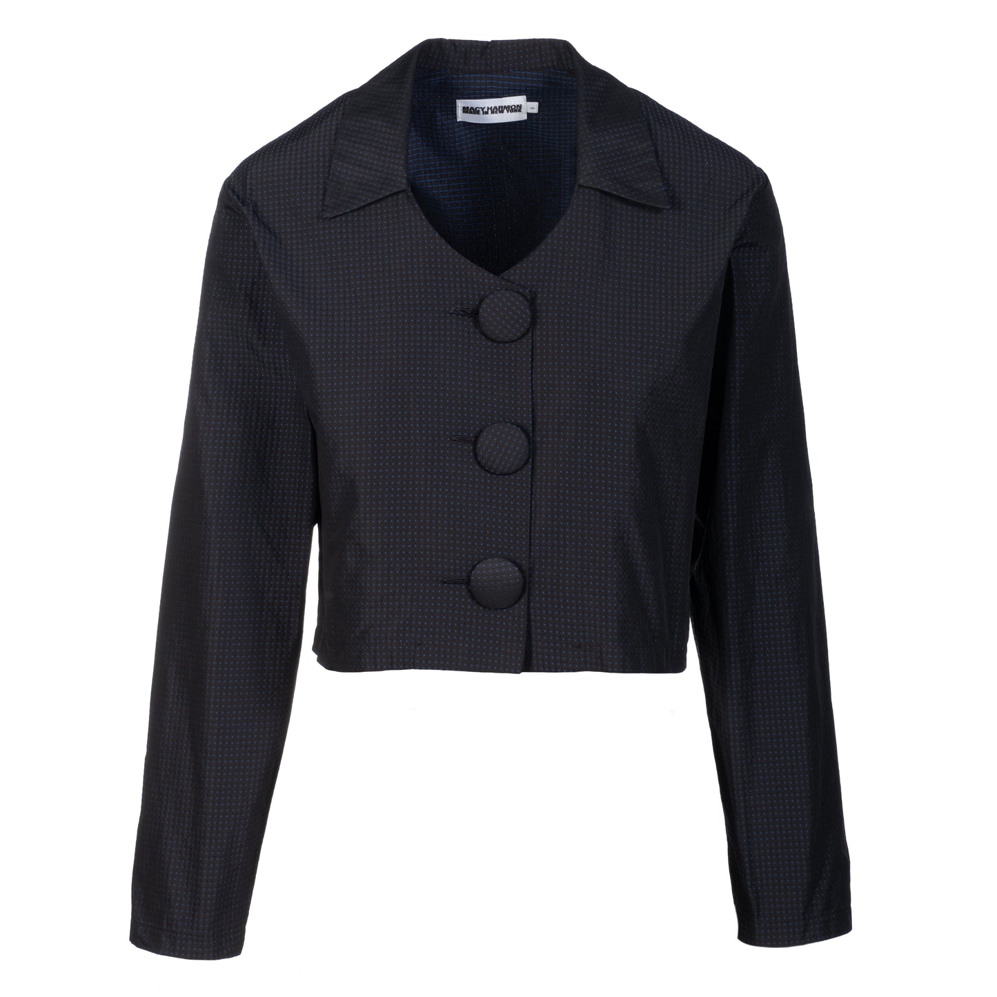 Button Down Blouse in Black Dot