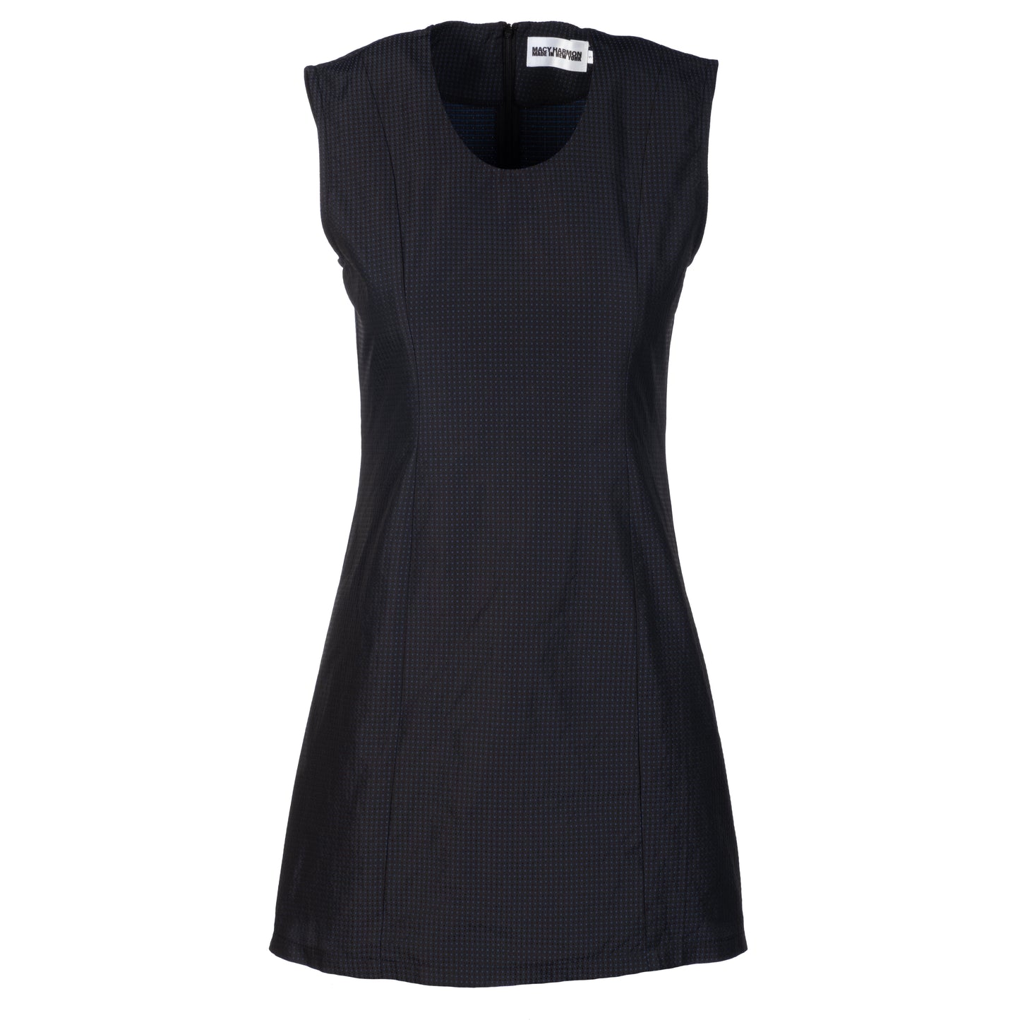 Sleeveless Everyday Dress in Black Dot