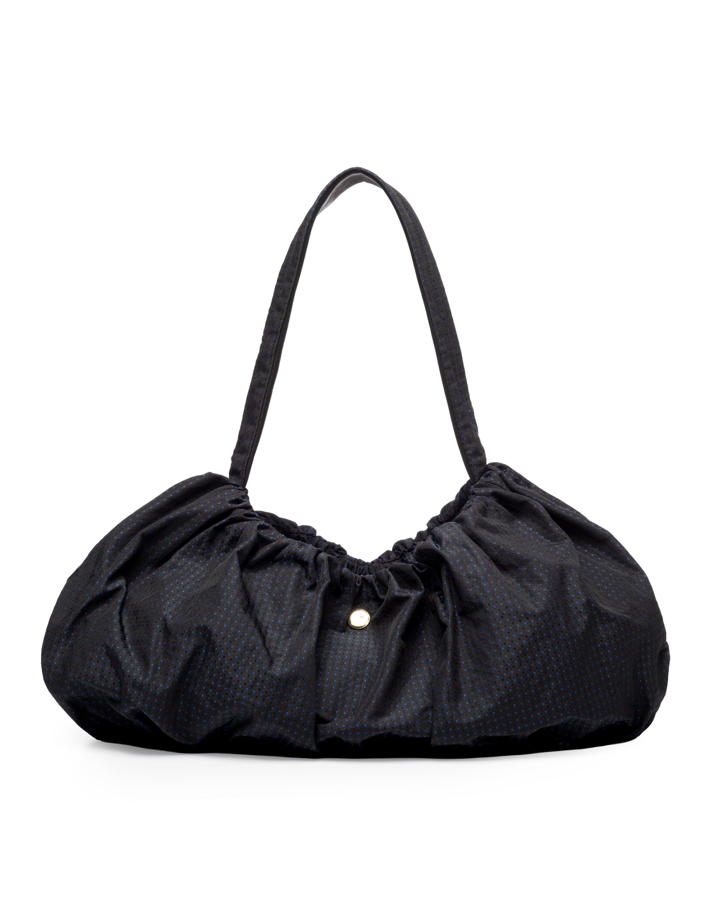 Puff Purse in Black Dot
