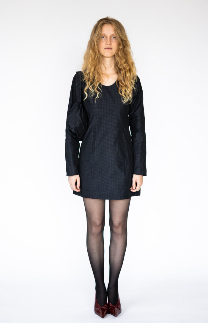 Everyday Dress in Black Dot